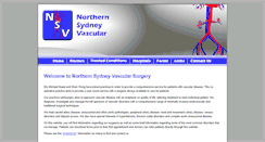 Desktop Screenshot of northernsydneyvascular.com.au